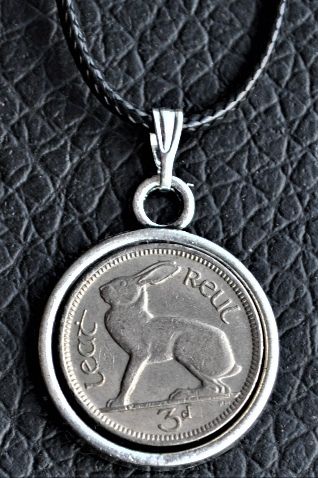 Ireland Lucky Rabbit Coin Pendant Necklace - Etsy