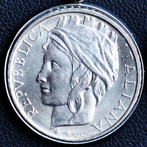 Italy Turrita Years Coin Pendant Necklace