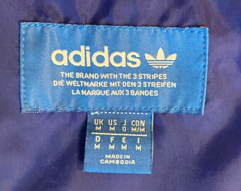 Adidas Fontanka Jacket 1/2 Zip Anorak USA Blue Red White Gold