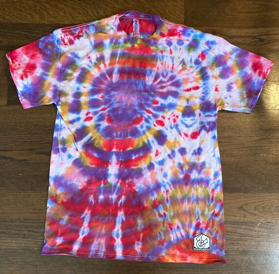 Awesome Custom Tie-Dye T-Shirt 1990s L #2 - image 1
