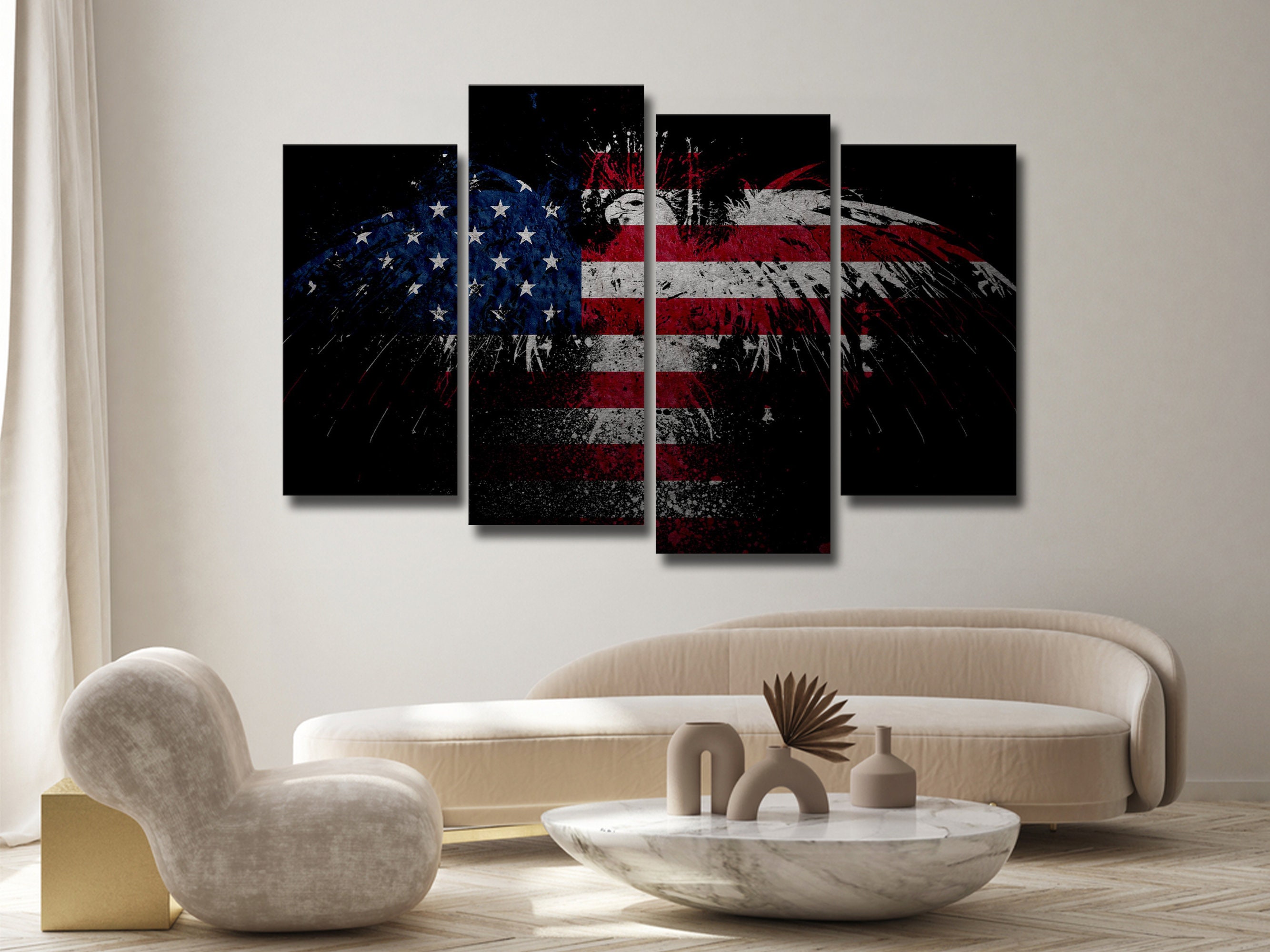 Louis Vuitton American Flag  Motivational Wall Art – EPIK Canvas