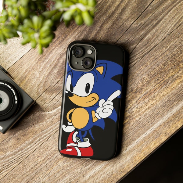 Sonic The Hedgehog Phone Case / Sonic / iPhone / Samsung / Étuis de téléphone robustes / Conception en 2 pièces avec résistance aux chocs et dispersion des chocs