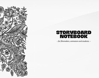 Storyboard Notizbuch / Ready to Print / Ein leeres Storyboard Skizzenblock für Filmemacher, Animatoren und Studenten.