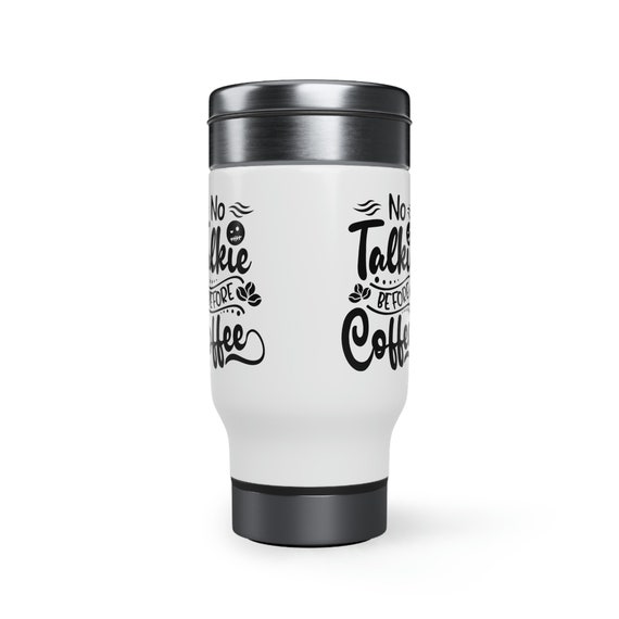 Custom Glamping Stainless Steel Insulated Travel Mug 14oz - 1 Color Logo 