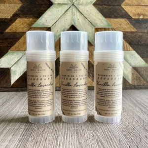 Magnesium Tallow Deodorant Vanilla Lavender | Natural Body Care | Baking Soda Free | Aluminum Free | Sensitive Skin