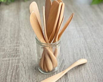 Esparcidor de miel cremosa de madera / Utensilio de madera / Charcutería / Regalo gastronómico / Accesorios para tarros de miel