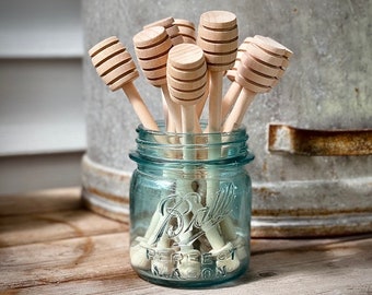 Honey Dipper | Wooden Utensil | Charcuterie | Foodie Gift | Honey Jar Accessories