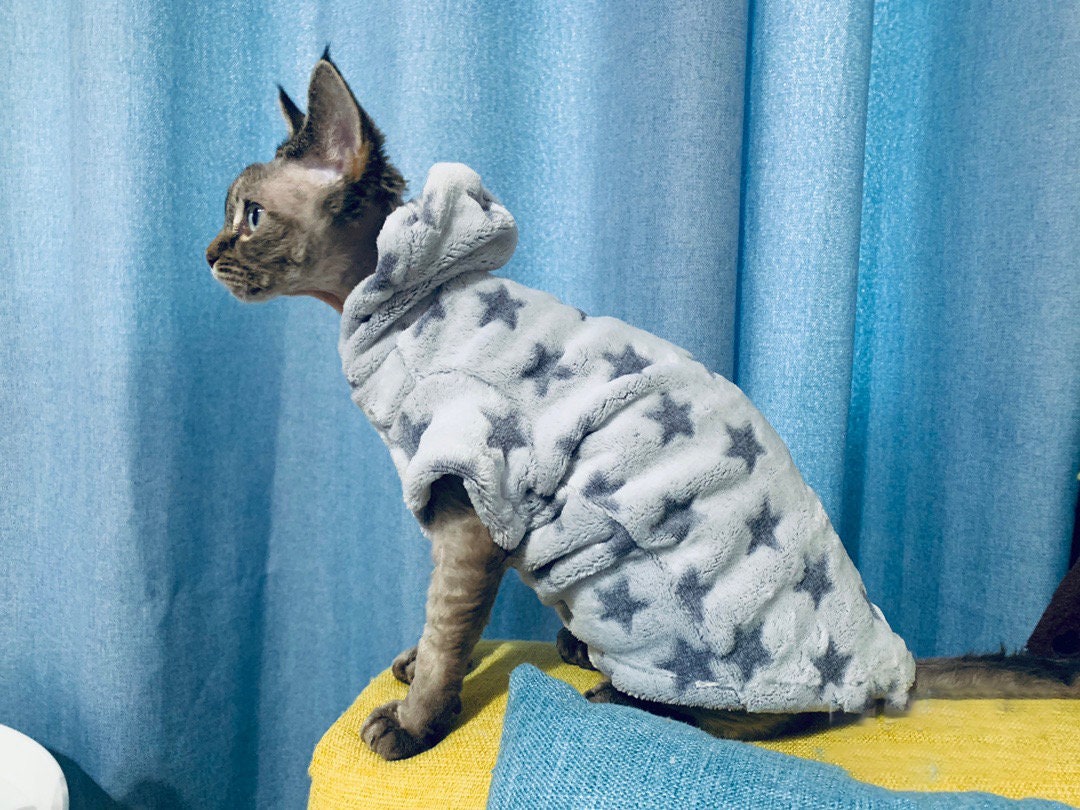 Hoodie for Sphynx Cat,sphynx Cat Clothes,cat Jumpsuit,hairless Cat