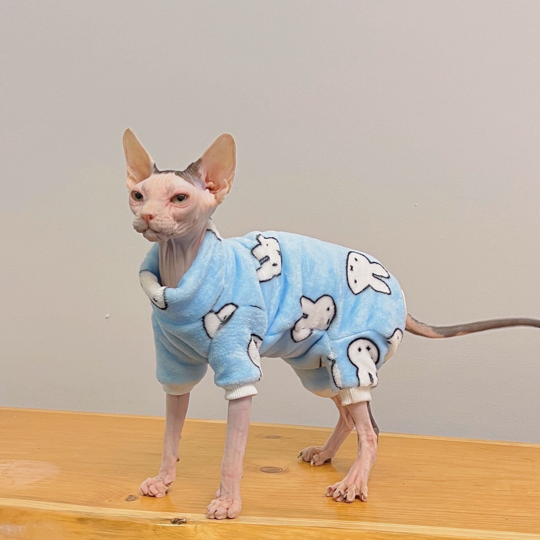 2 Styles,sphynx Cat Blue Jumper,sphynx Cat Clothes,jumper for Sphynx