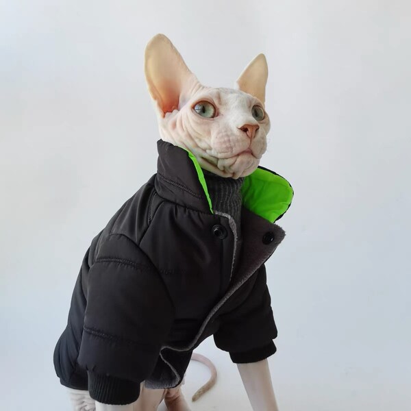 Cat Puffer Jacket Etsy