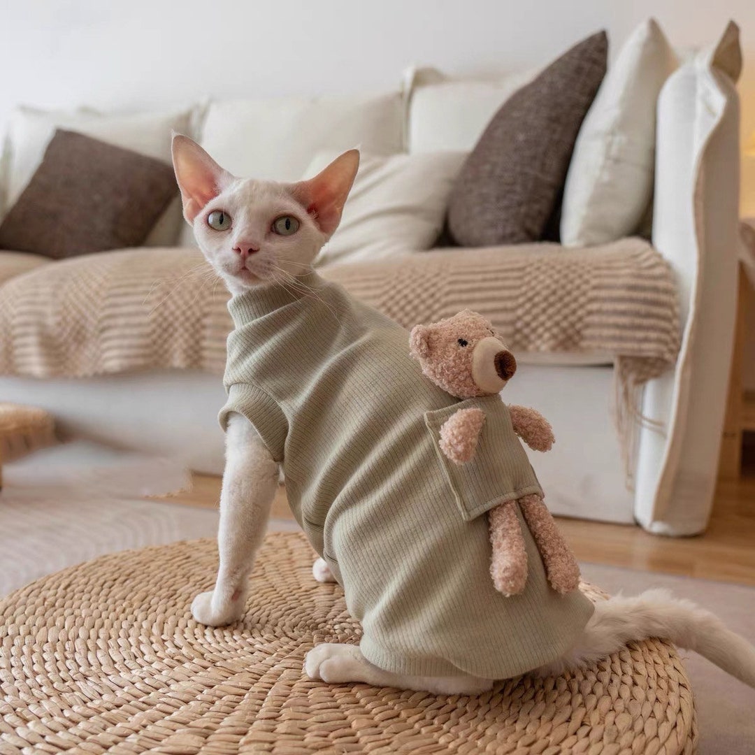 Sphynx Cat Jumper With A Doll sphynx Cat Shirtcat Etsy Australia