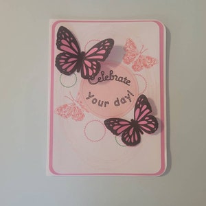 Celebrate your day! Card, Butterfly