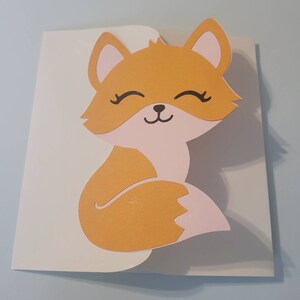 Simpatica piccola carta volpe