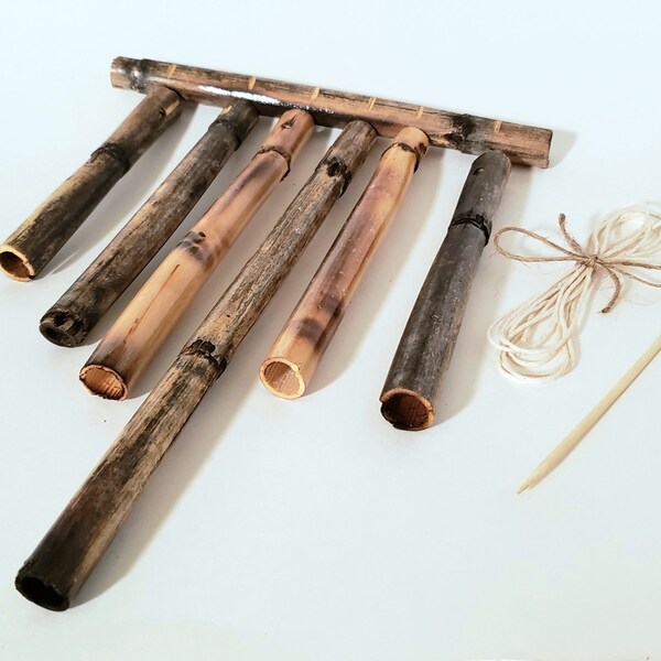 Bamboo Wind Chime Etsy