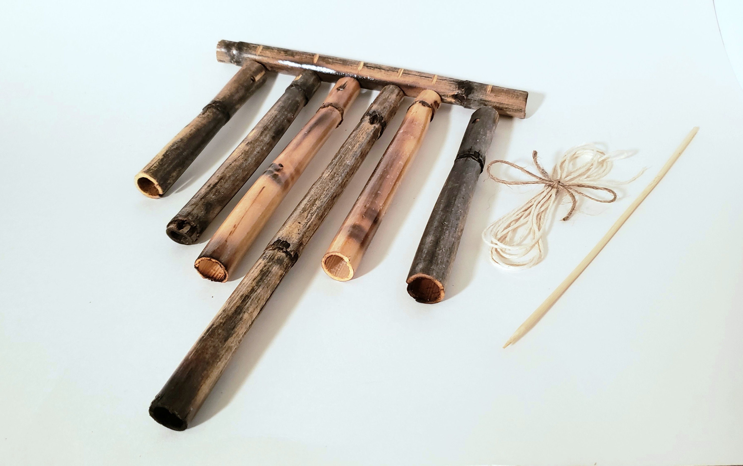 Bamboo Sticks , 9 Bamboo for Crafts, Wood for Crafts, Green Bamboo