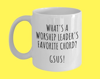 GSUS Chord Coffee Mug: Funny Worship Leader Gift