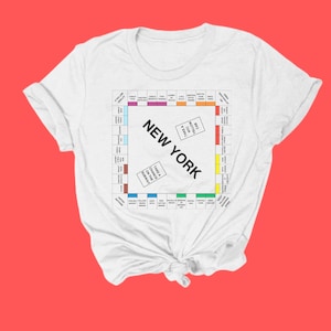 New York Monopoly T-Shirt: SATC NYC Tee