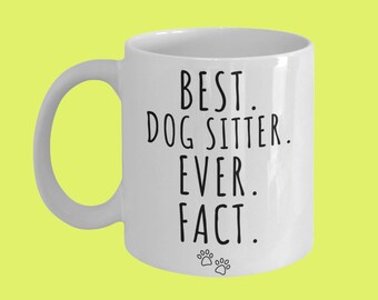 Personalized Dog Sitter Mug: Thank You Gift