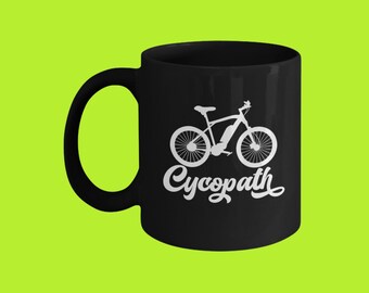 Gepersonaliseerde cycopath-mok: grappig fietscadeau voor fietser