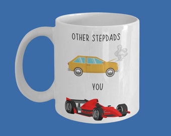 Funny Stepdad Coffee Mug, Father's Day Gift from Stepdaughter/Stepson