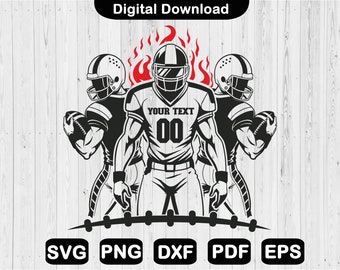 Football Player Svg, Customized Football Svg, Football Season Svg, Football name Svg, Football Svg, Football Team Svg, Png, Dxf, Eps, Pdf