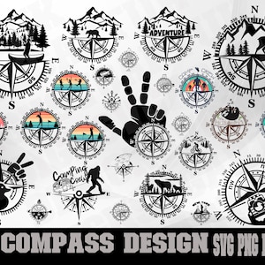 Compass Design Svg Bundle , Off Road Svg Bundle, Offroad Decal Bundle, Car Decal Bundle, 4x4 Svg Bundle, Svg File For Cricut, Png, Dxf, Eps