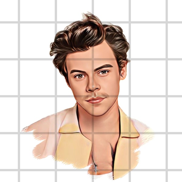 Harry Styles Fan Art: descarga digital PNG