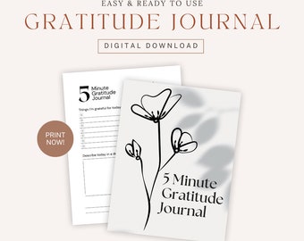 5 Minute Gratitude Journal