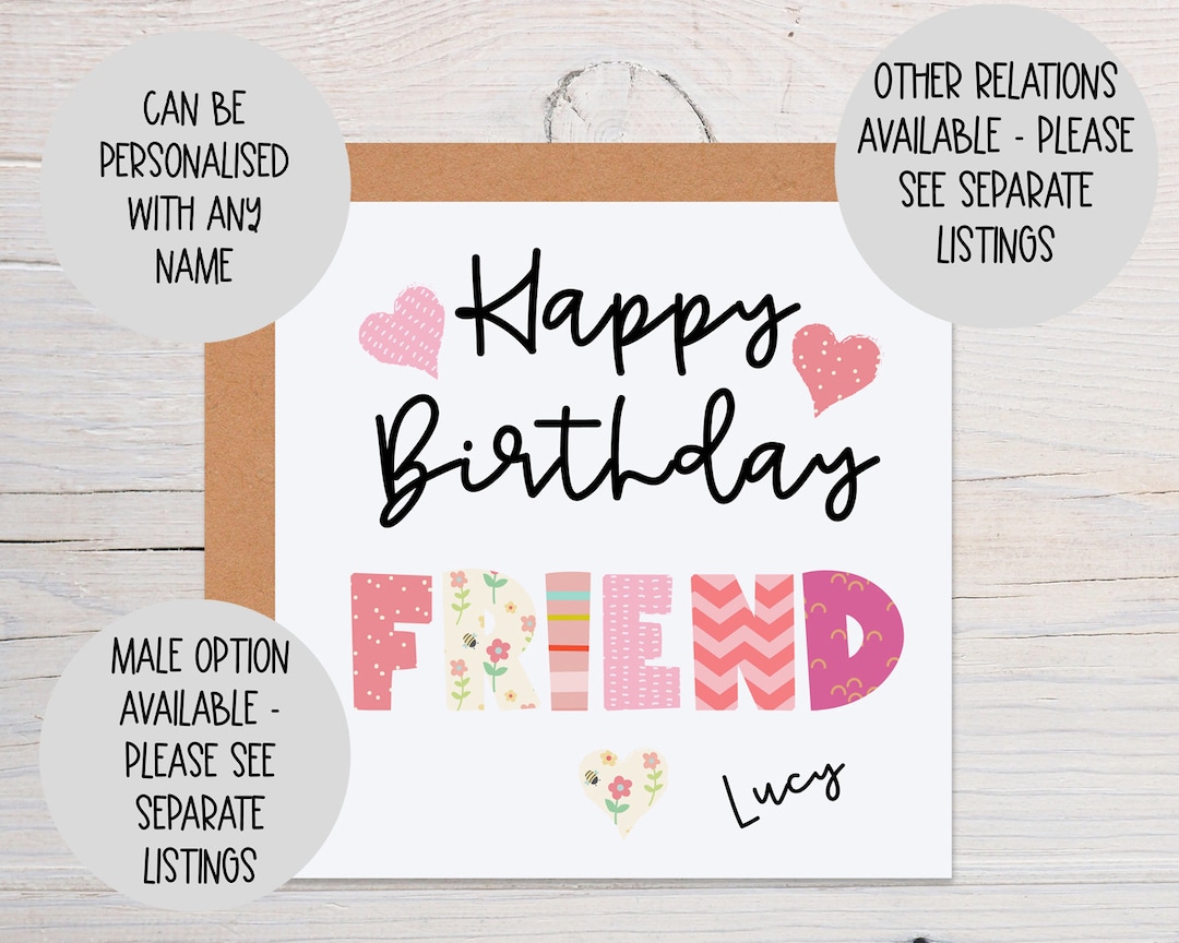 Special Friend Birthday Card,Beautiful Happy Birthday Card For Woen - View #4