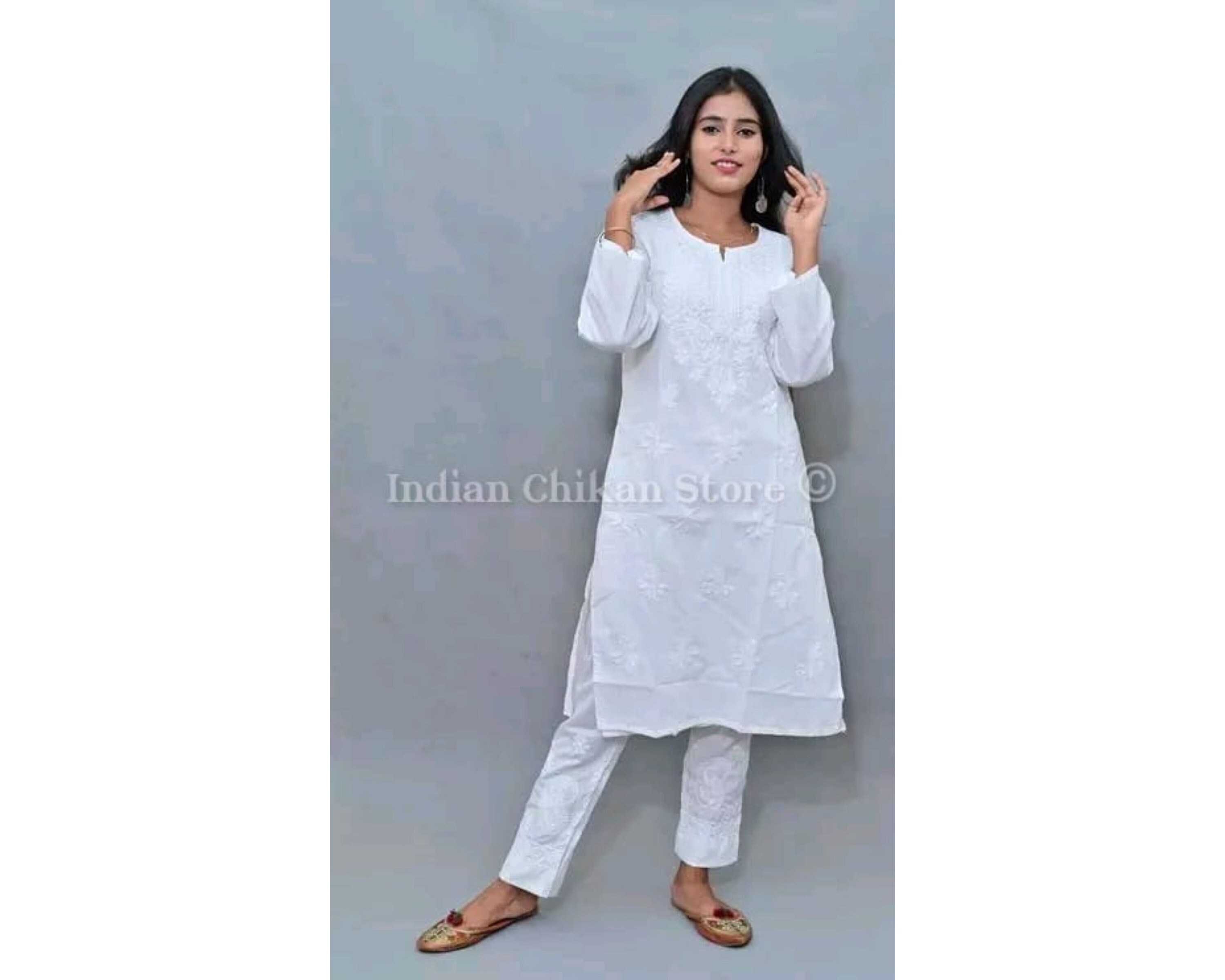 white kurti sale