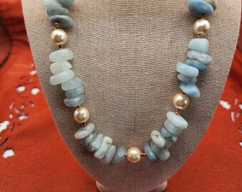Aquamarine necklace