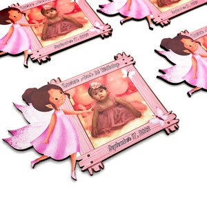 Personalized Fairy Party First Birthday Favor Thank You Tags Magical Keepsakes for Your Guests, Baby Shower Favors, Guest Gifts,Photo Magnet