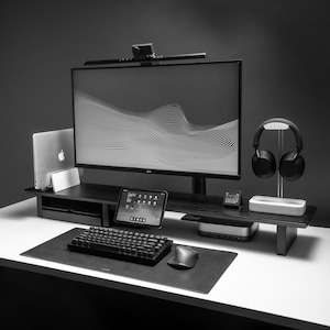 その他 Grovemade Matte Black Desk Shelf (Large) The Desk Shelf, Your Way