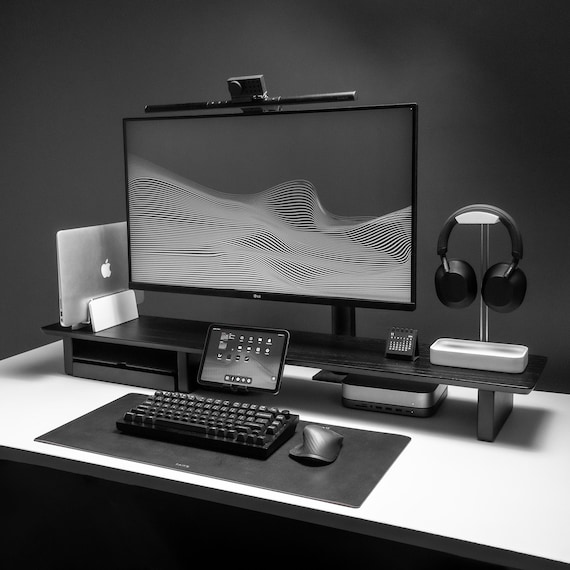 その他 Grovemade Matte Black Desk Shelf (Large) The Black Collection | Grovemade®