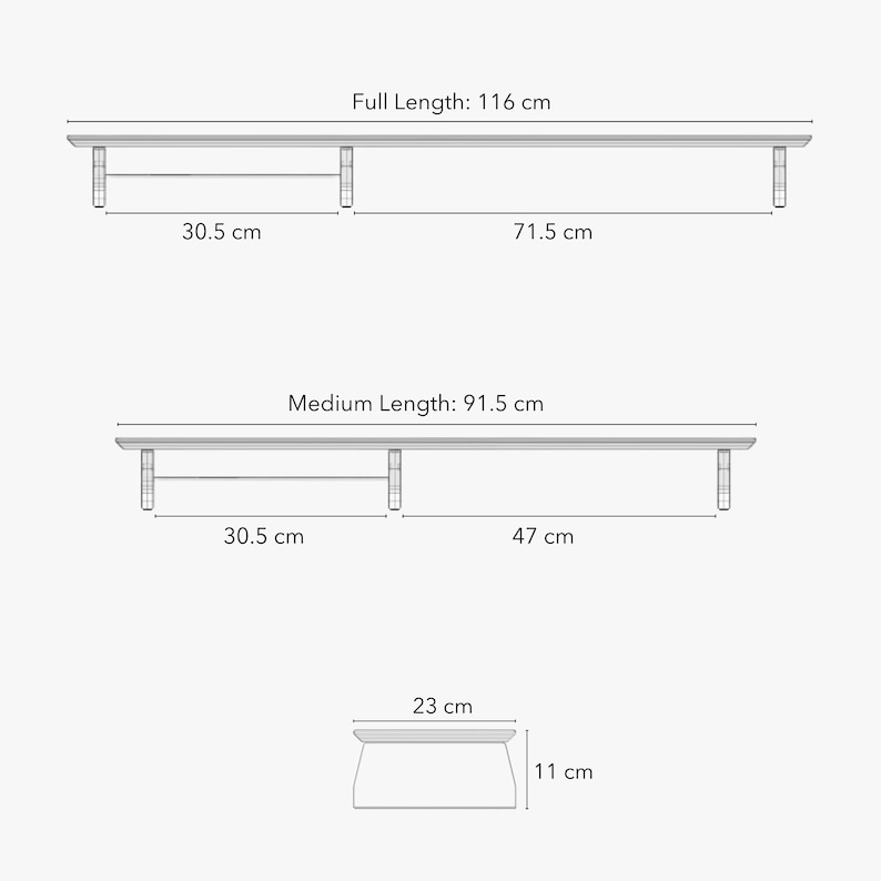 Monitor Stand Riser for Desk Shelf Dual System Wooden Premium Etsy UK