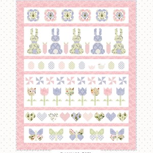 Sweet Spring Row Quilt by Beverly McCullough from Flamingo Toes