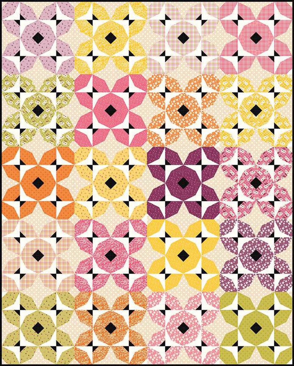 Twist and Turn Quilt Pattern Quilt Pattern by Sandy Gervais for Riley ...