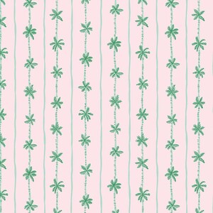 Forever Neverland Palm Stripe Pink by Jill Howarth for Riley Blake Designs