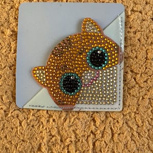 Cat Diamond Painting Corner Bookmark