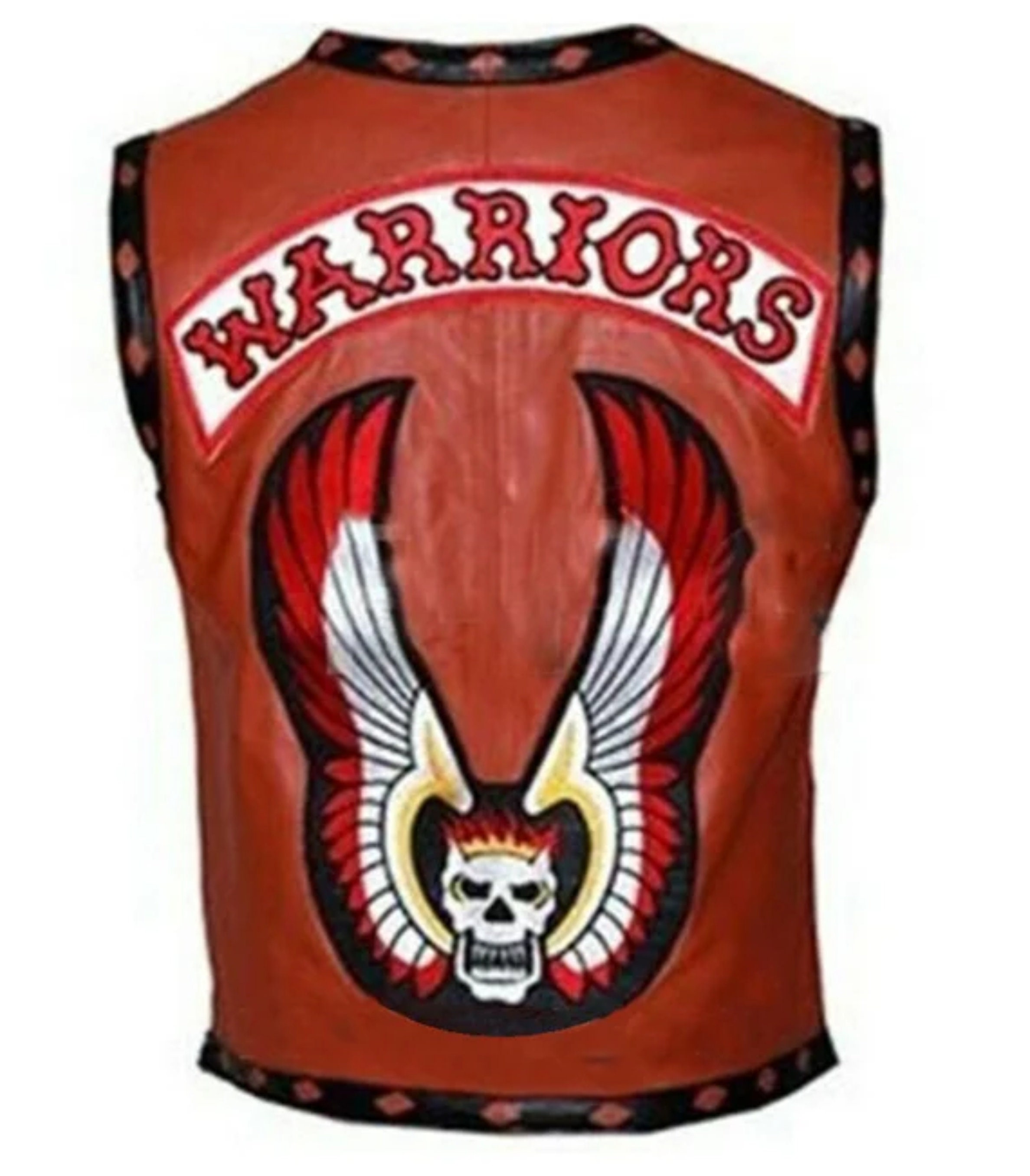 Michael Beak The Warriors Movie Leather Vest - The Movie Fashion