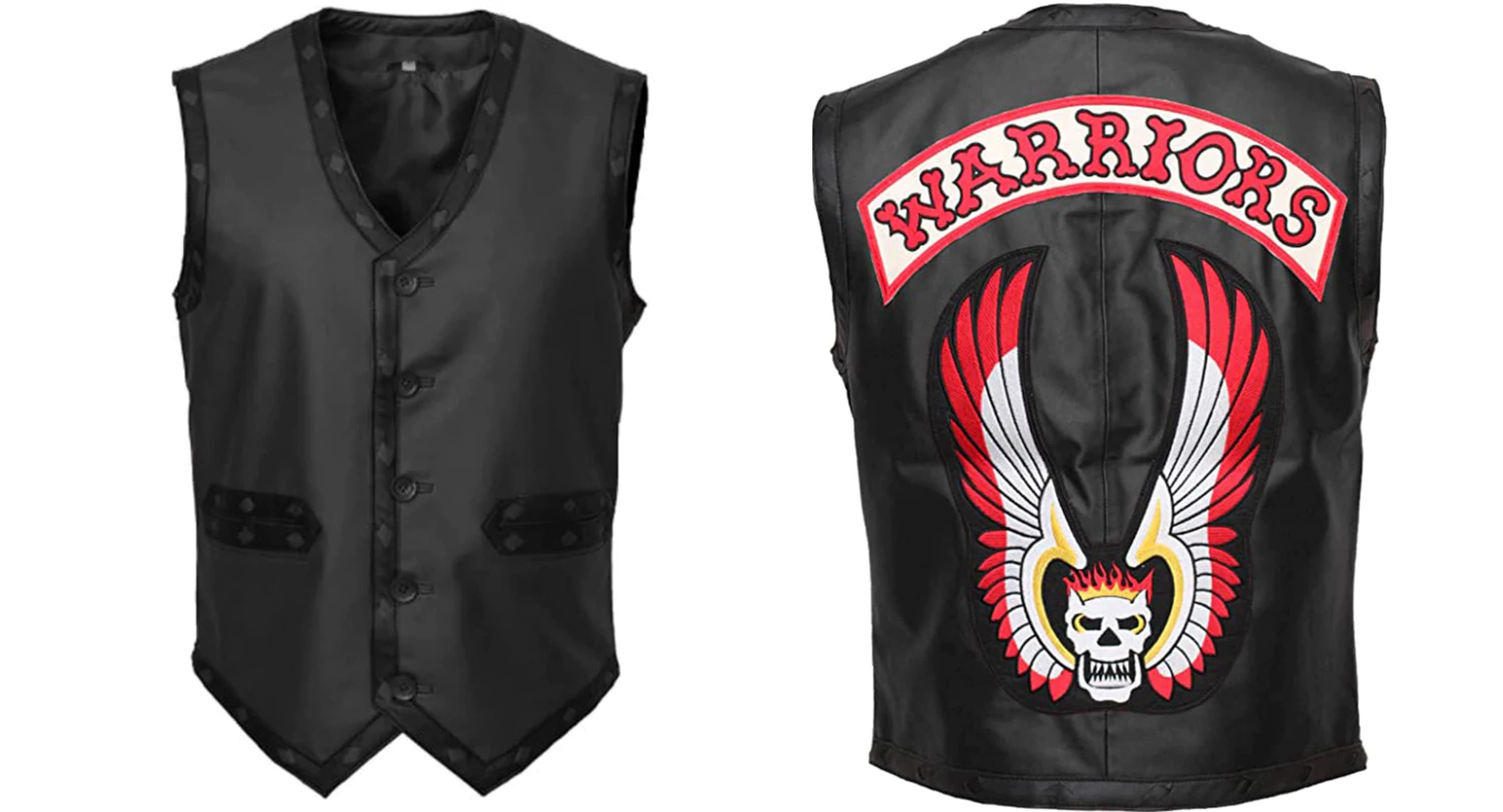 The Warriors Handmade Movie Stylish Vest Leather Jacket Bike - Etsy