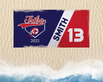 Personalized Baseball Team, Custom Towel Perfect for your baseball player