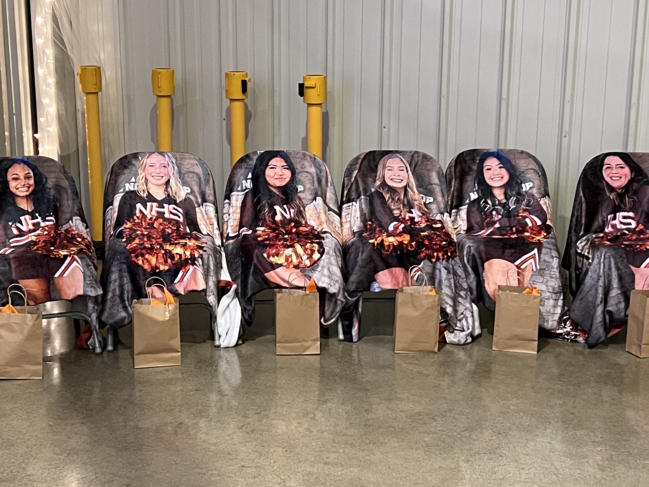 Custom Individual, Team Sport, Coach or Senior Blanket  - Perfect Graduation Gift. Celebrate Your Senior Proudly with this Bleacher Blanket