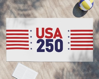 Personalized USA Celebrating 250 Years Towels | Classic Towel | 4th of July of 2026