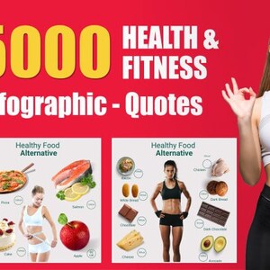 Gesundheit und Fitness Infografiken Bündel - Ultimatives Paket !!