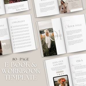 Ebook Template Canva, Coaching Workbook Template, Lead Magnet Template, Course Creator Template, Coaching Worksheets, Life Coach