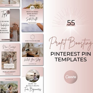 Pinterest Templates, Pinterest Marketing, Pinterest Pins, Pinterest Pin Design, Pinterest Blogger Templates, Pin Templates, Canva Pinterest