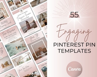 Pinterest Pin Templates | Pinterest Templates | Pinterest Templates Canva | Pinterest Pins | Pinterest Pin Design | Blogger Templates