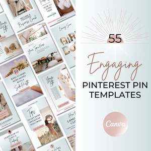 Pinterest Pin Vorlagen | Pinterest Vorlagen | Pinterest Vorlagen Canva | Pinterest Pins | Pinterest Pin Design | Blogger-Vorlagen