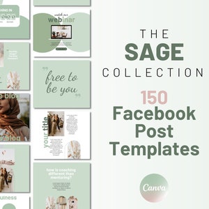Facebook Post Canva Template, Budget Template Facebook, Facebook Template Canva for Coaches, Social Media Post, Facebook Marketing